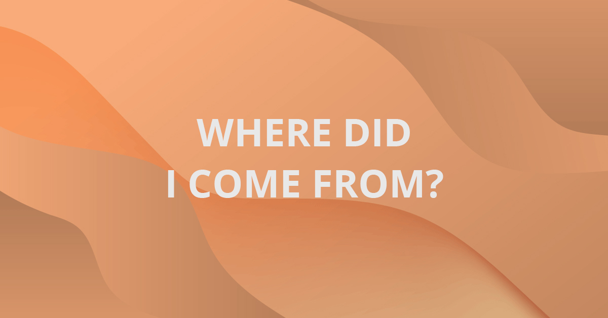 Where Did I Come From?