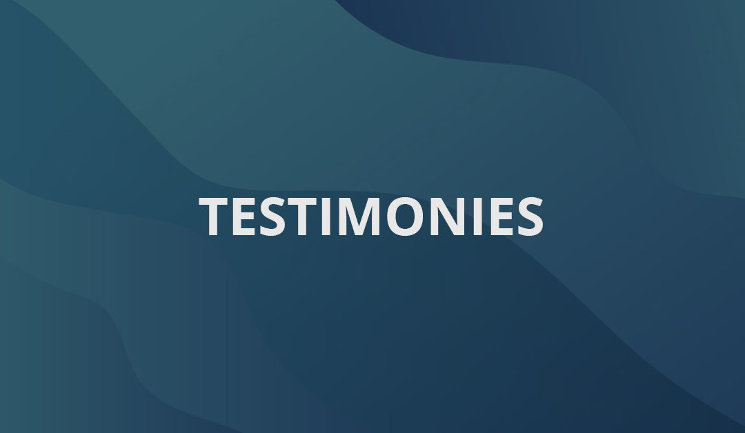 Testimonies