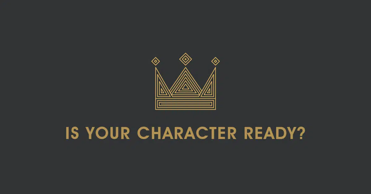 Is your character ready?